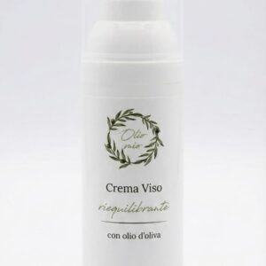 Flacone da 50ml di crema viso per pelli miste e impure all'olio d'oliva e aloe vera
