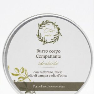 Barattolo da 200ml di burro corpo nutriente allo zafferano e miele