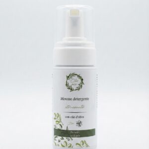 Flacone erogatore da 100ml di mousse detergente viso delicata 3 in 1