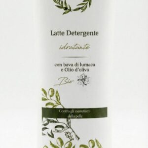 Flacone da 200ml di latte detergente alla bava di lumaca struccante e antimacchia