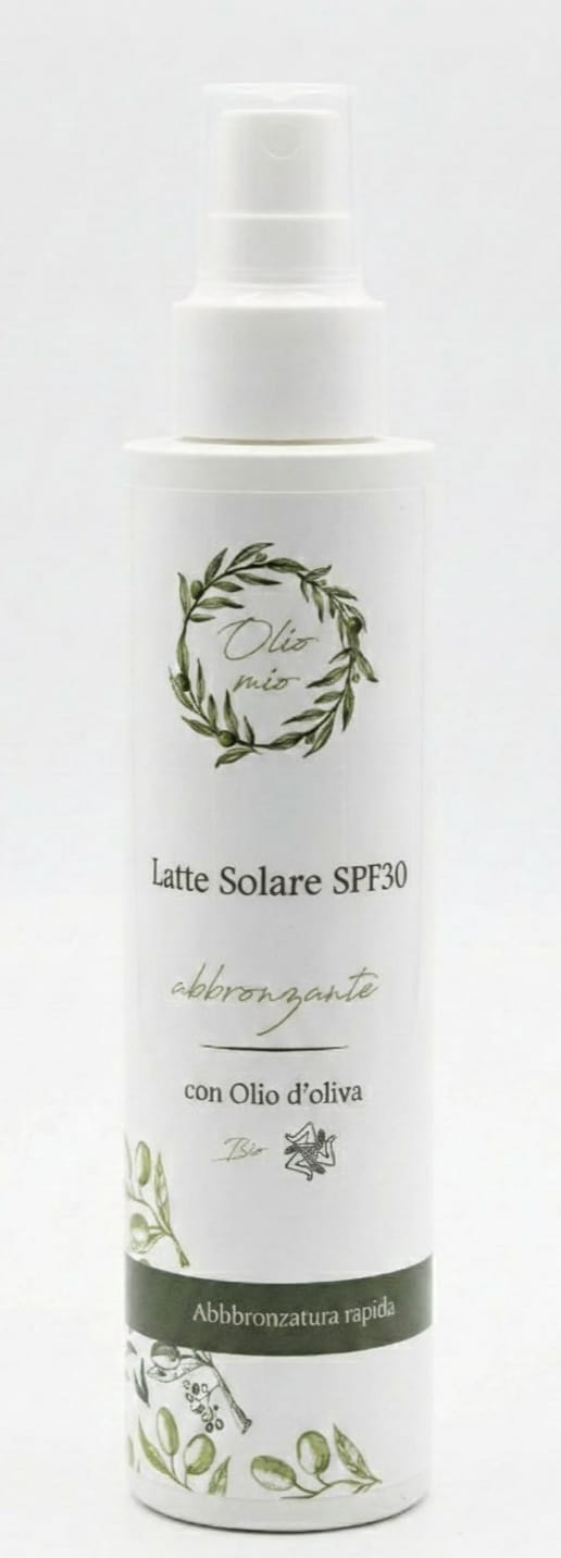 Flacone da 150ml di latte solare protezione media per pelli colorite