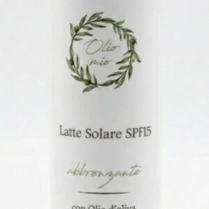 Flacone da 150ml di latte solare protezione bassa per pelli scure