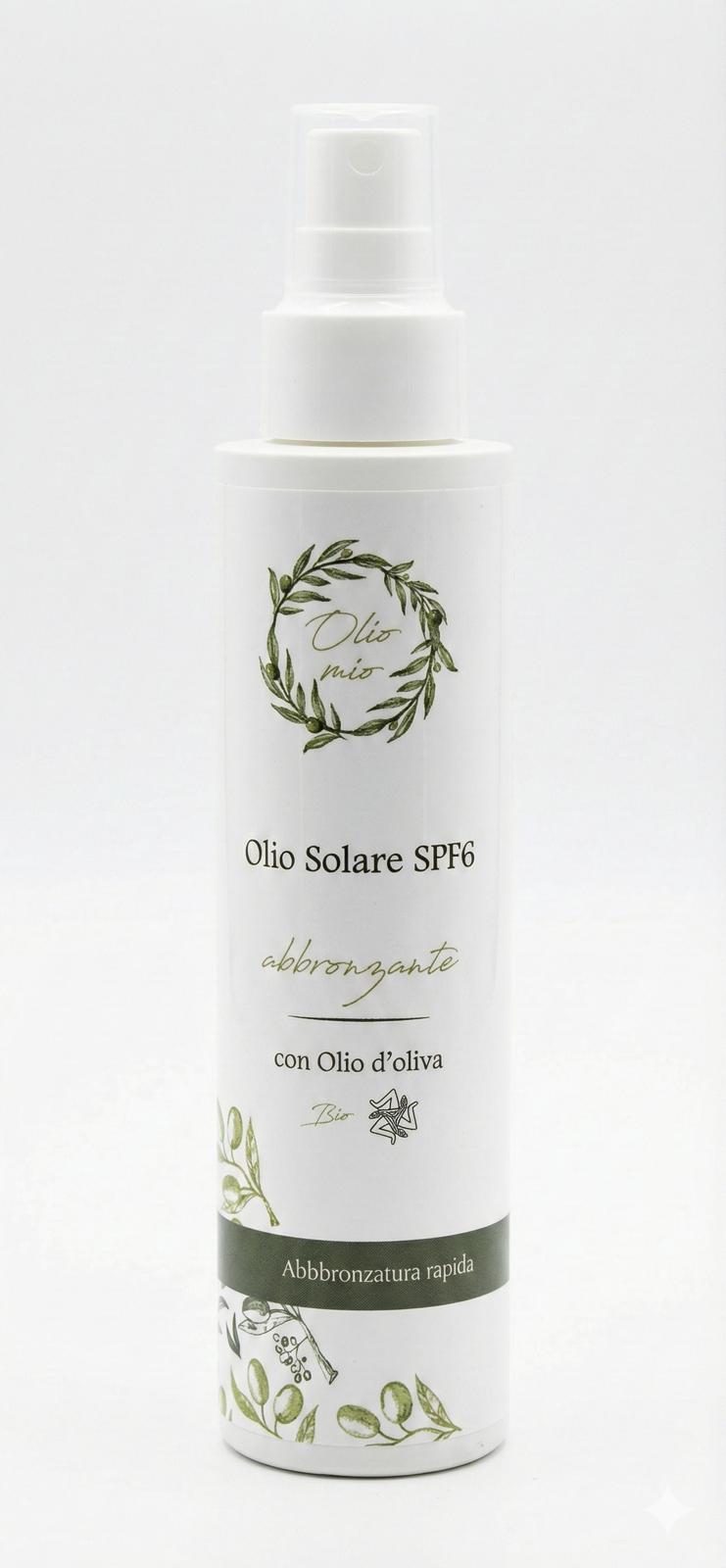 Flacone da 150ml di olio abbronzante al mallo di noce a protezione bassa